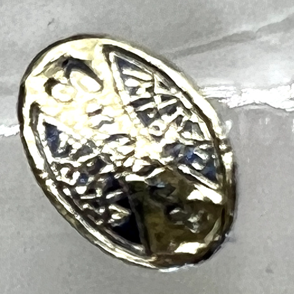 Vintage Enesco Green Italian Hand Blown Glass Decanter With Stopper - Picture 5 of 8